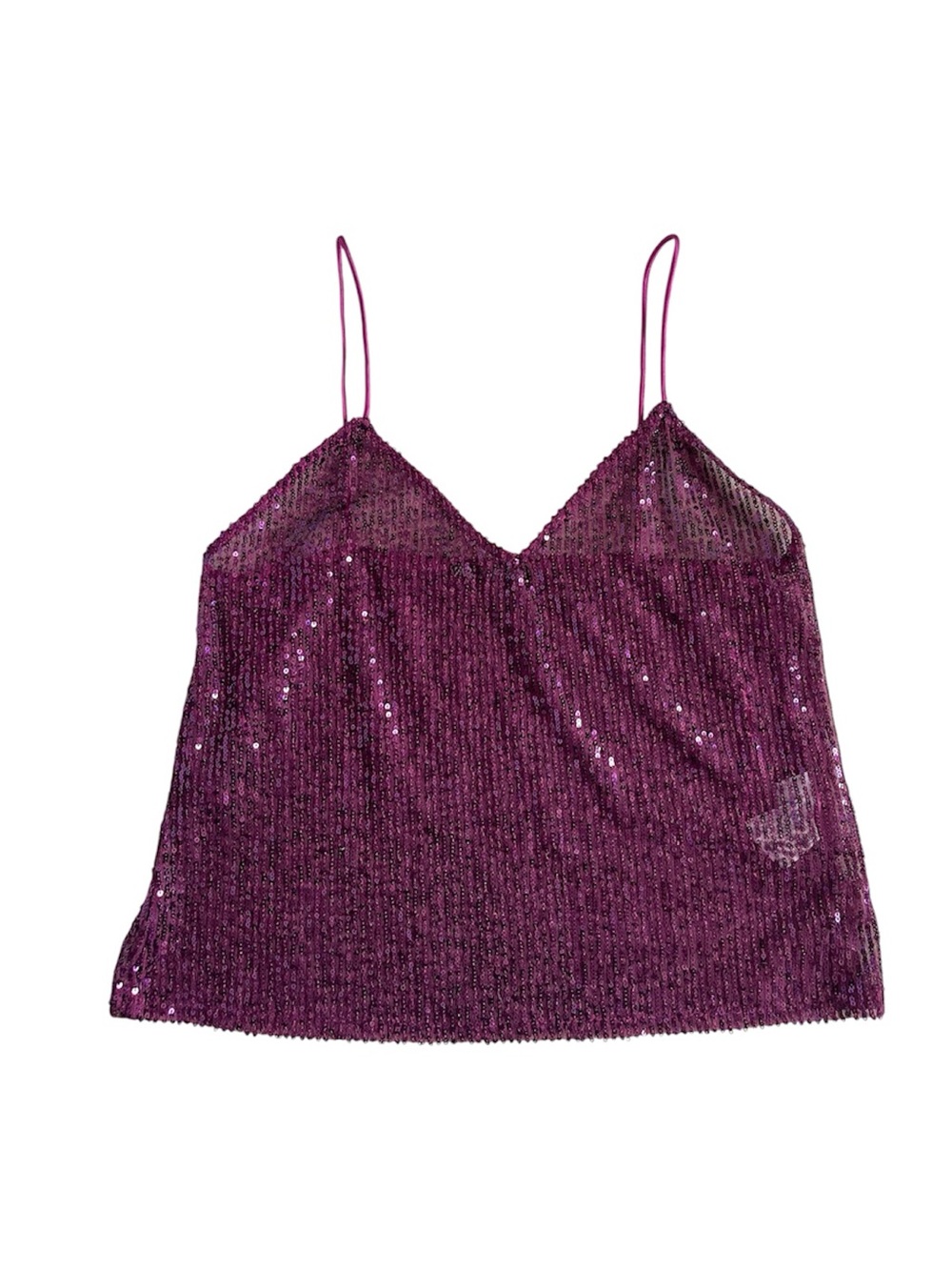 Zara Purple Sequin Cami Top